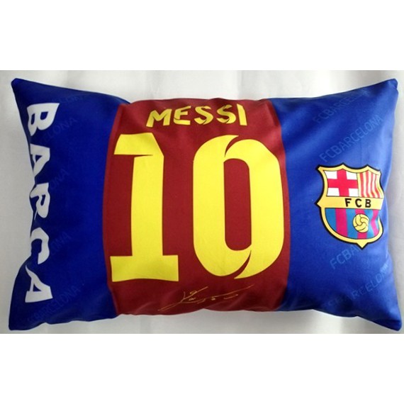 Gối ngủ Messi logo Barca