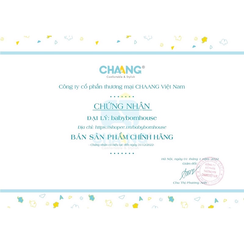 Chaang- Chăn ủ sơ sinh