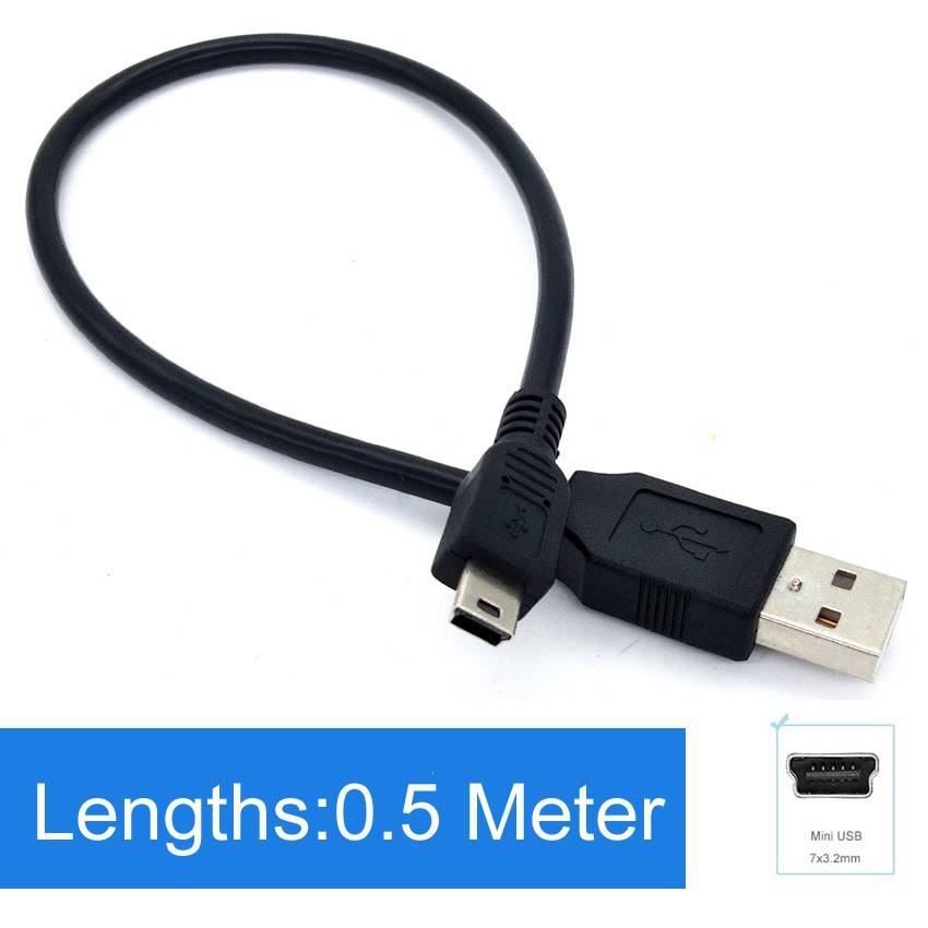 Cáp arduino nano loại dài 0.5m mini usb 2.0
