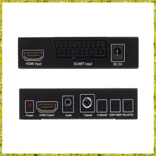 Scart hdmi to hdmi converter full hd 1080p digital high definition video converter adapter for hdtv