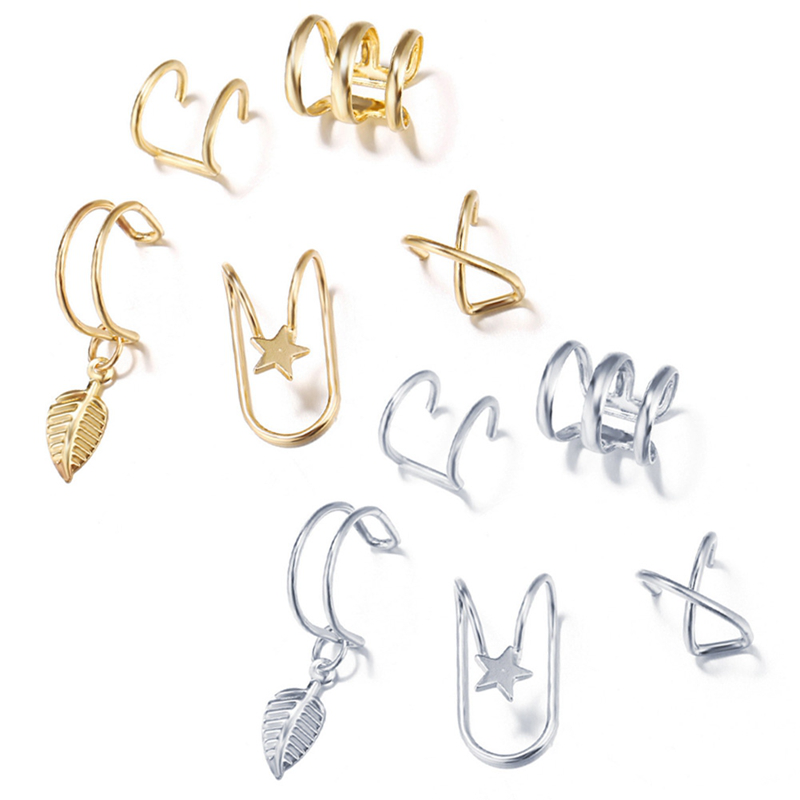 Set 5 Khuyên Tai Nữ Chữ U Thời Trang