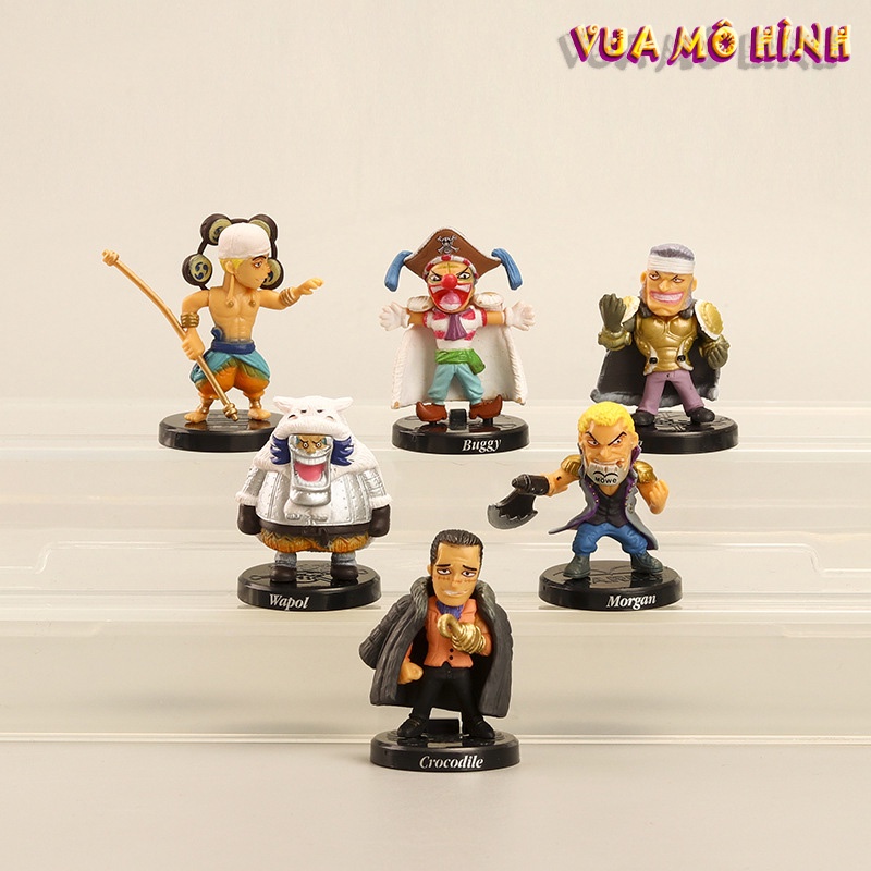 Mô hình One Piece- Figure 12 hải tặc trong One piece giá tốt chiều cao 5-10cm ( Có bán lẻ )