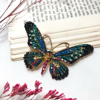 Cài áo bươm bướm vintage nhật sang chảnh