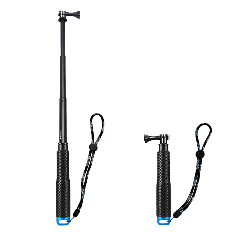 Gậy chụp ảnh selfie 19 inch có thể gấp gọn tiện dụng cho máy quay Gopro Action