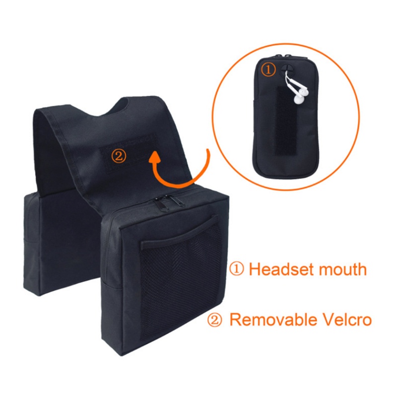 Sun ATV Túi Đựng Đồ Cỡ Lớn 2 Dây Kéo Gắn Yên Xe Máy UTV Snowmobile