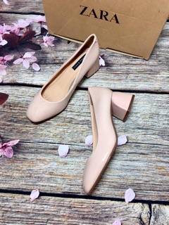 Zara basic 5cm gót vuông 