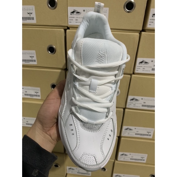 Giày thể thao nam nữ M2k full trắng