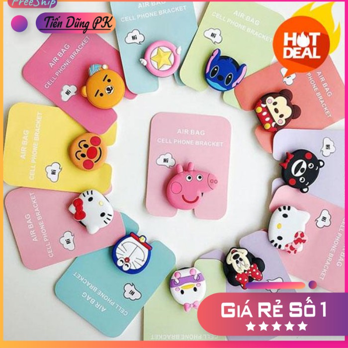 Giá đỡ điện thoại Popsocket- Ring pop hình thú