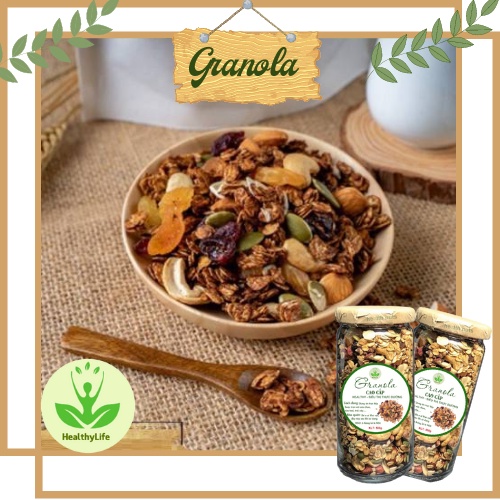 Ngũ cốc granola giảm cân siêu hạt cao cấp