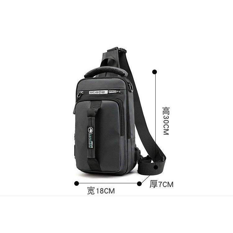 ( Hàng Mới Về ) Túi đeo chéo nam đa năng chống nước bền bỉ, Túi chéo nam TC60-D | BigBuy360 - bigbuy360.vn