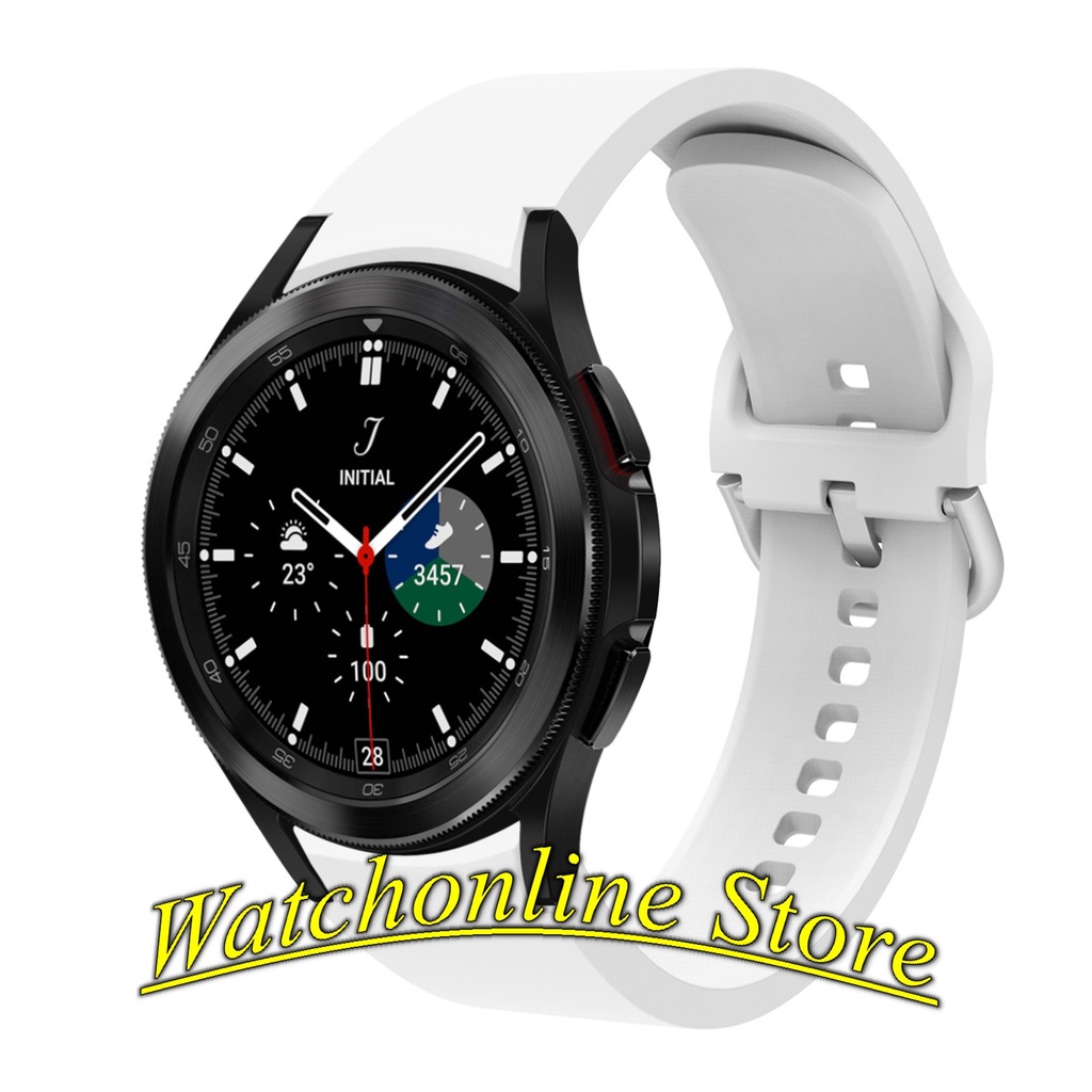 Dây đeo silicon mềm mại đồng hồ Samsung Galaxy Watch 4, Watch 4 Classic