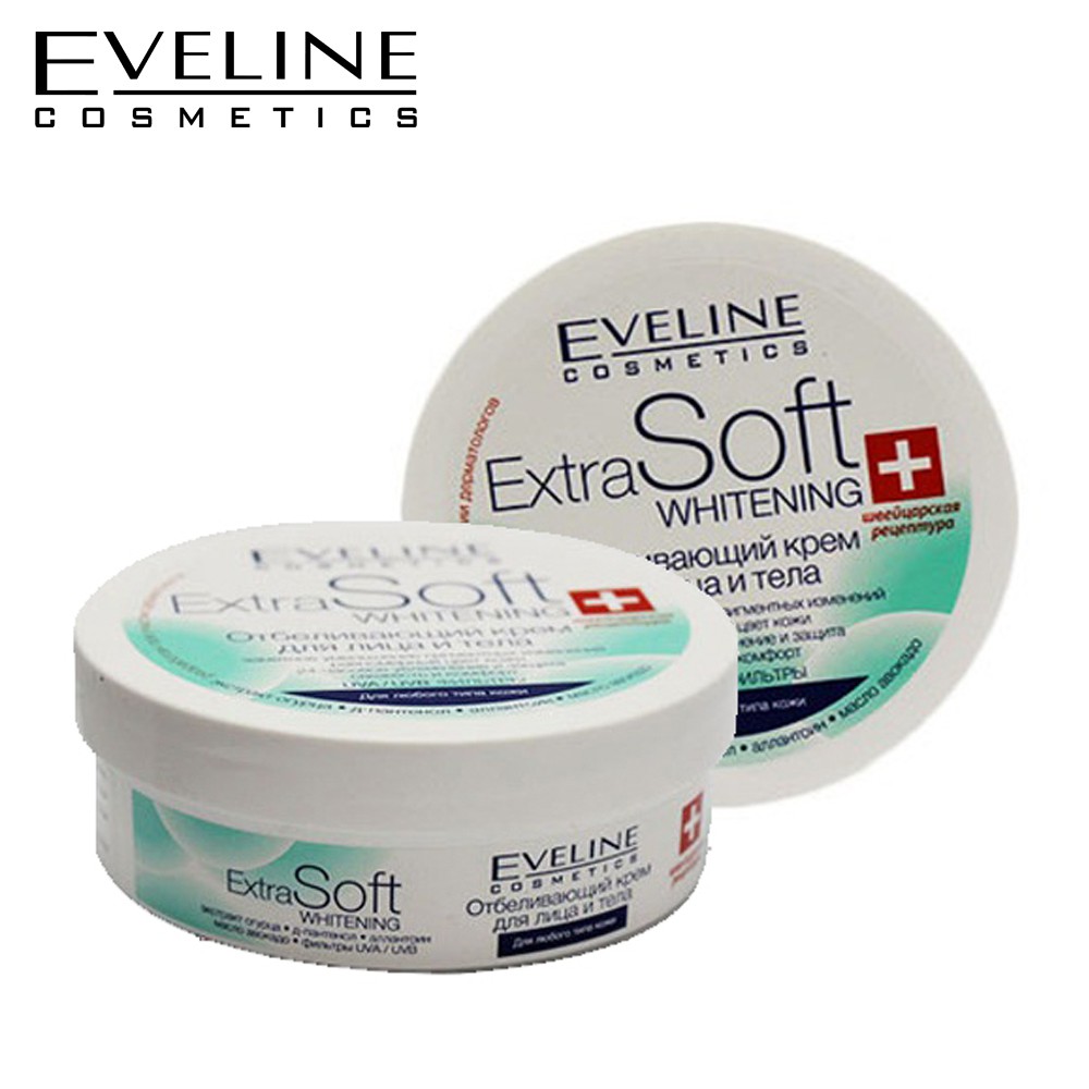 KEM DƯỠNG SÁNG DA DÀNH CHO MẶT VÀ BODY EVELINE EXTRA SOFT WHITENING