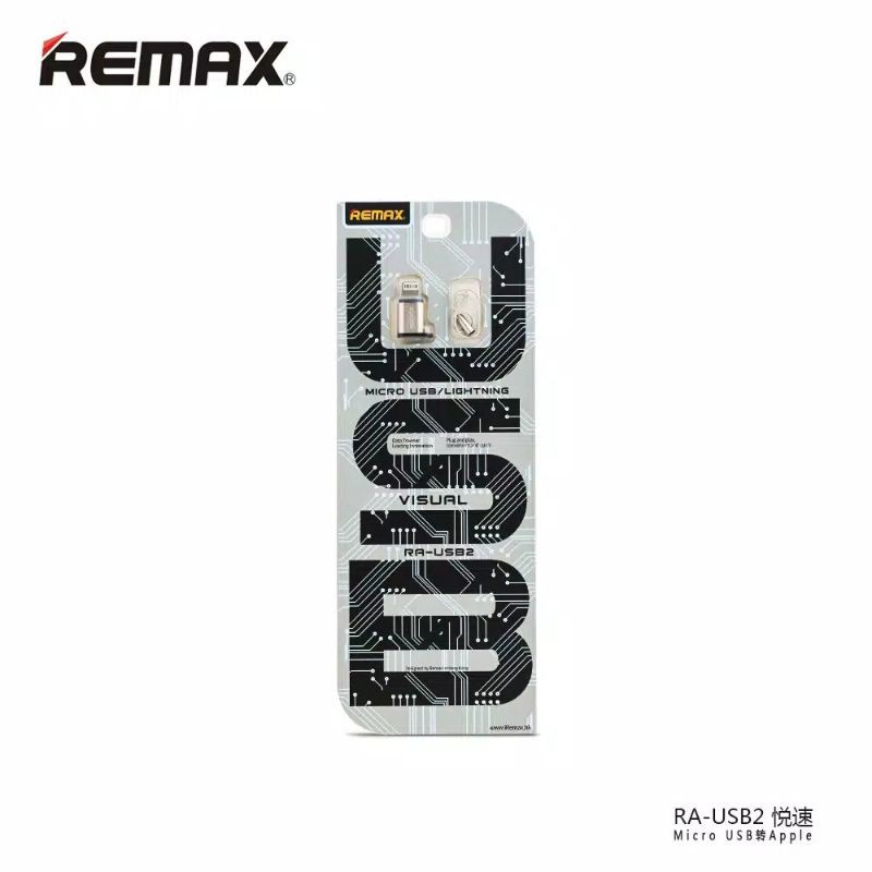 Remax Đầu Chuyển Đổi Otg Micro Usb Sang Apple Lightning / Ra-Usb2 Ori