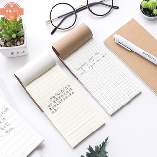 Sổ tay VINTAGE 🍭 ghi chú bìa nâu Krapt - nhiều loại giấy kẻ