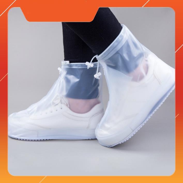 Bọc bảo vệ giày đi mưa cao cổ chống thấm nước, ủng bọc giày đi mưa chống trơn trượt | BigBuy360 - bigbuy360.vn