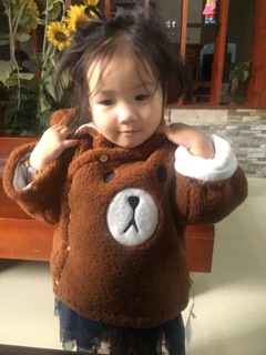 Áo khoác gấu lông cừu
