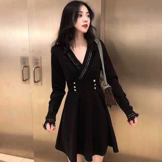 Freeship 99k TQ_Váy thu đông