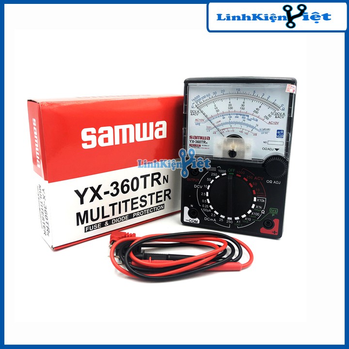 Đồng hồ vạn năng Samwa YX360-TRn tặng kèm pin