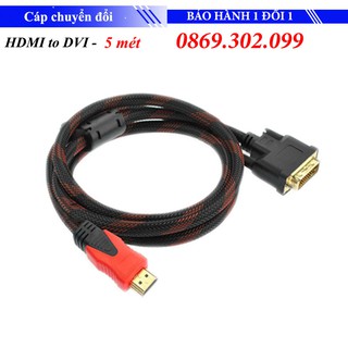 Cáp chuyển từ hdmi to dvi dài 5m