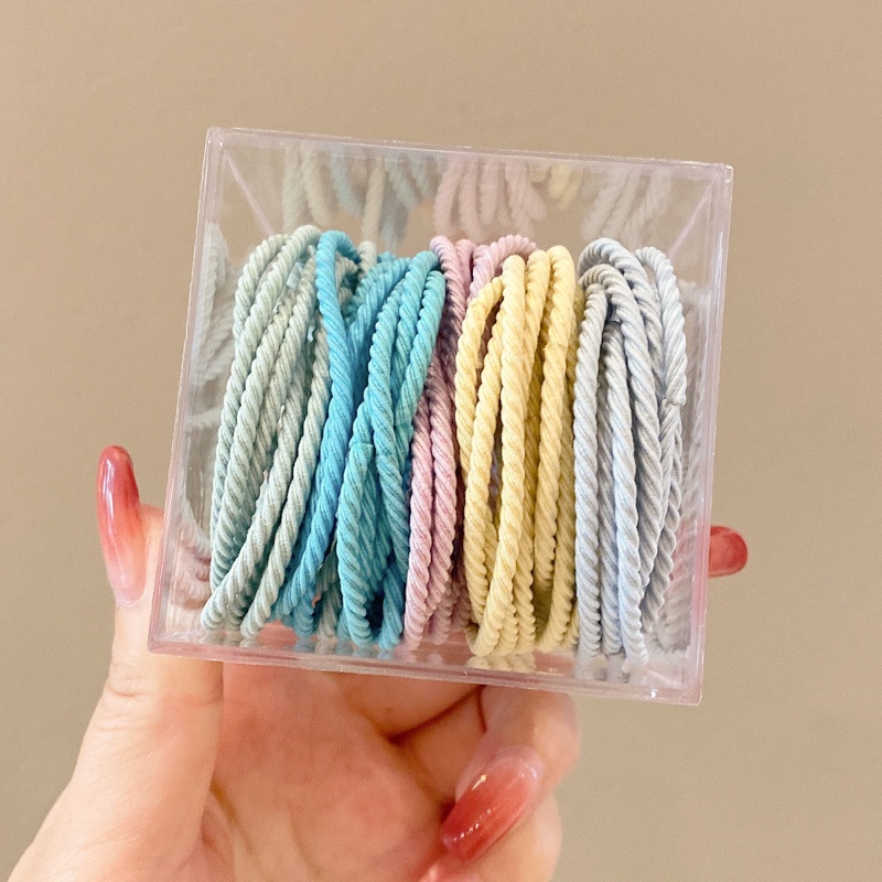 Dây Buộc Tóc Cao Su Co Giãn Phong Cách Hàn Quốc Thu Đông Mới