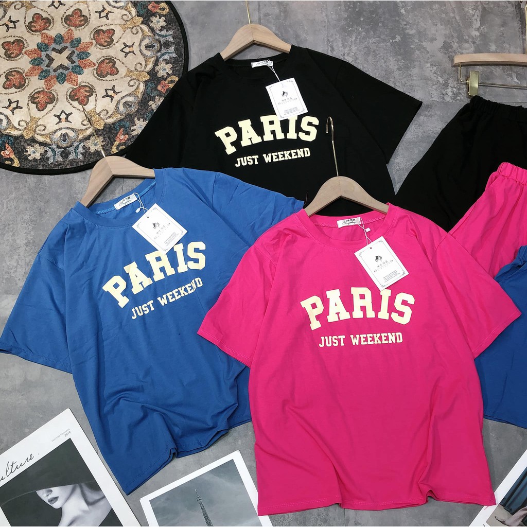 Bộ đùi Pariss chữ lớn, quần dáng váy 3 màu ( kèm ảnh thật, video ) | BigBuy360 - bigbuy360.vn