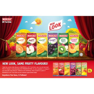 Nước ép trái cây Marigold 250ml date t5/21