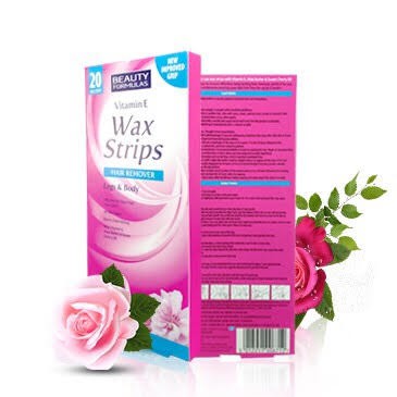 Hộp 20 miếng dán tẩy lông Beauty Formulas Wax Strips Legs and Body