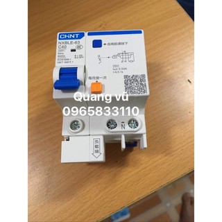 Aptomat chống giật ,chống dòng dò chint 40a