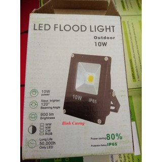 Đèn pha Led 10W siêu mỏng IP65