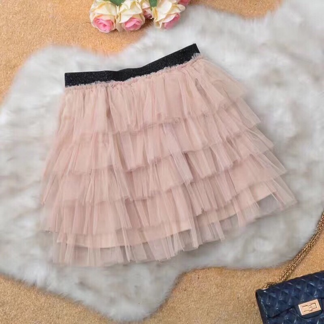 Chân váy voan ngắn nhiều tầng | BigBuy360 - bigbuy360.vn