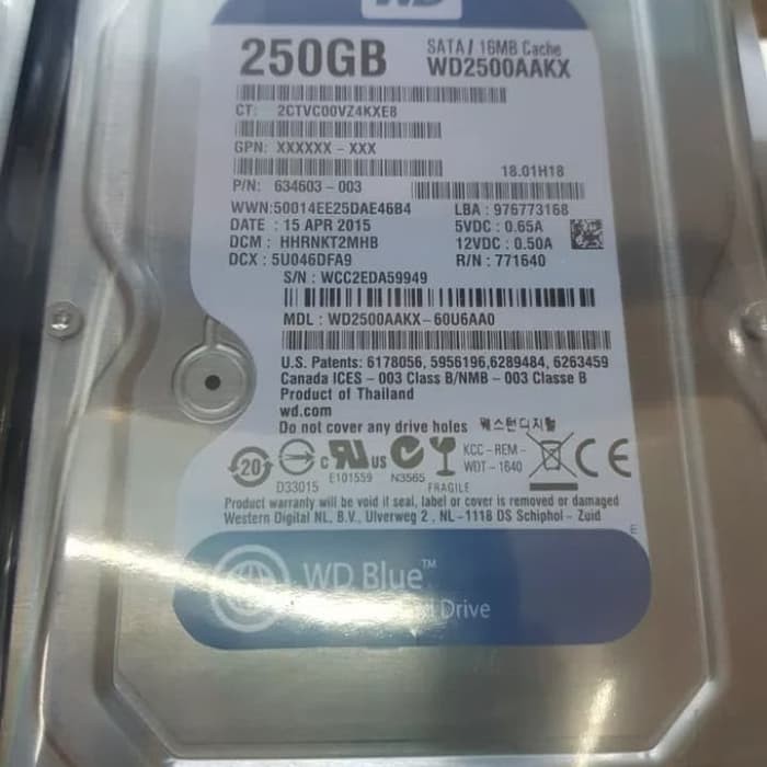 Ổ Cứng Hdd Wd 250gb 3.5inc | BigBuy360 - bigbuy360.vn