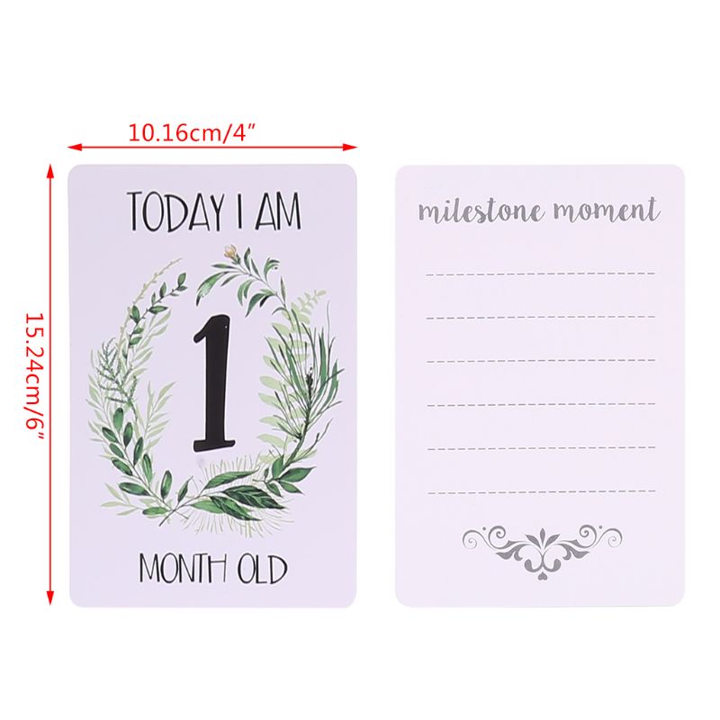Thẻ Hình Dùng Làm Quà Lưu Niệm Cho Bé Sơ Sinh 0-12 Tháng Tuổi