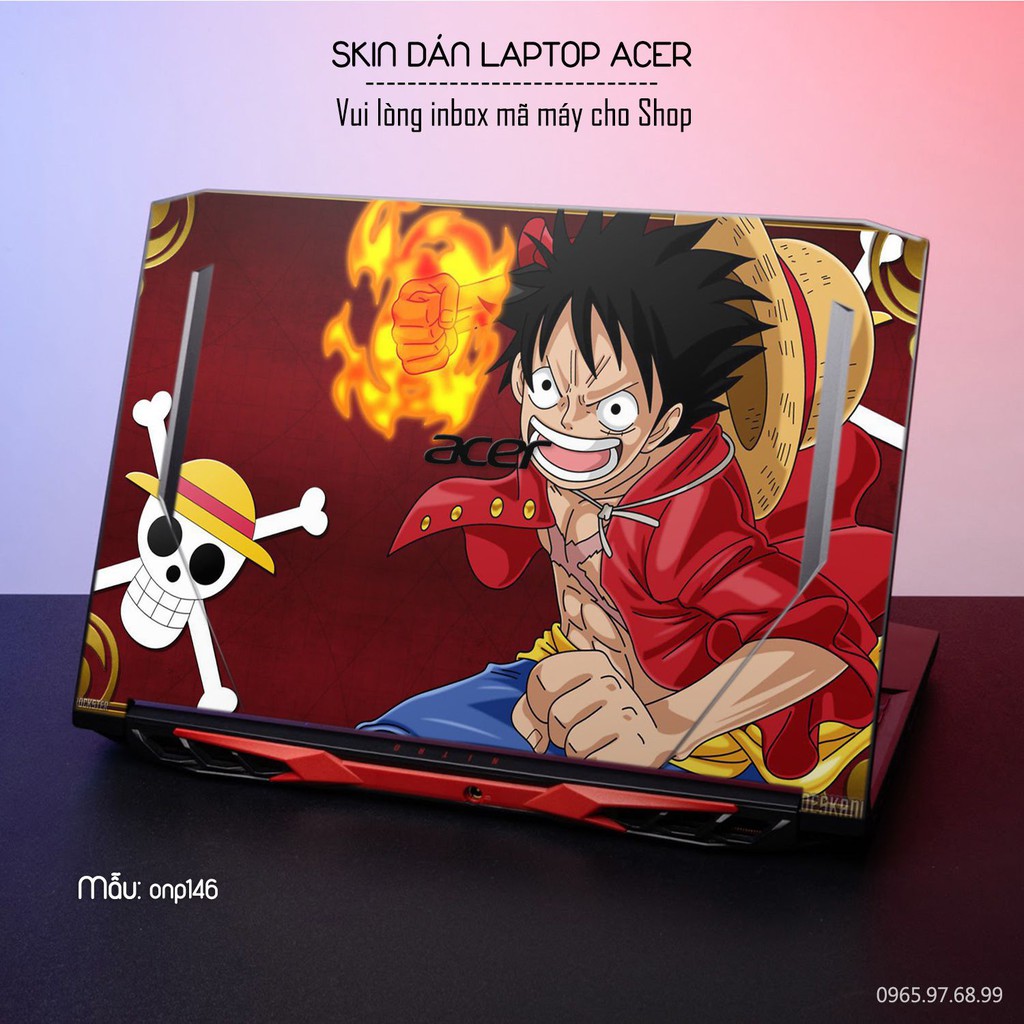 Dán decal cho các dòng Laptop Acer in hình OnePice cực đẹp