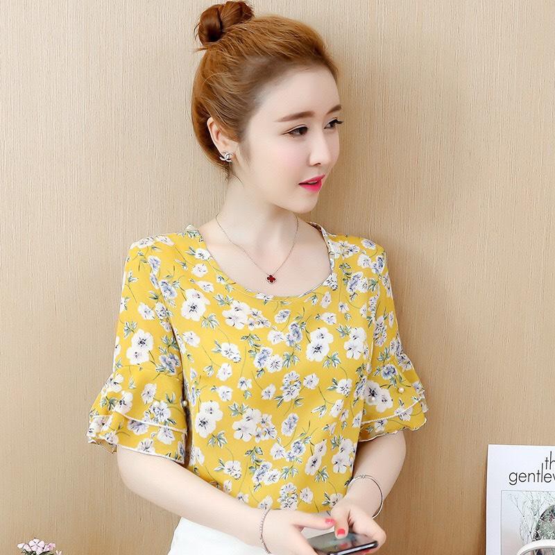 sơ mi hoa tay điệu