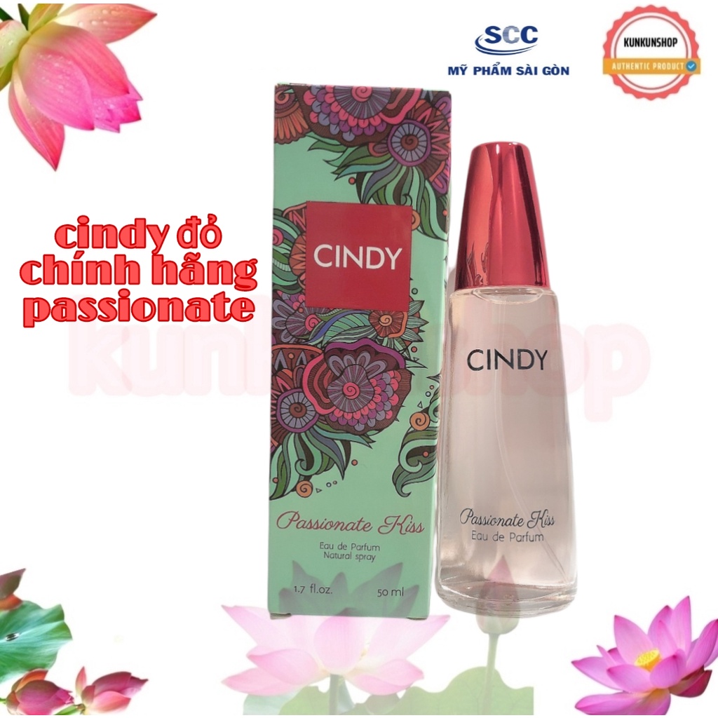 Nước hoa cindy 50ml cam kết chính hãng golden, passionate, classic, pinky