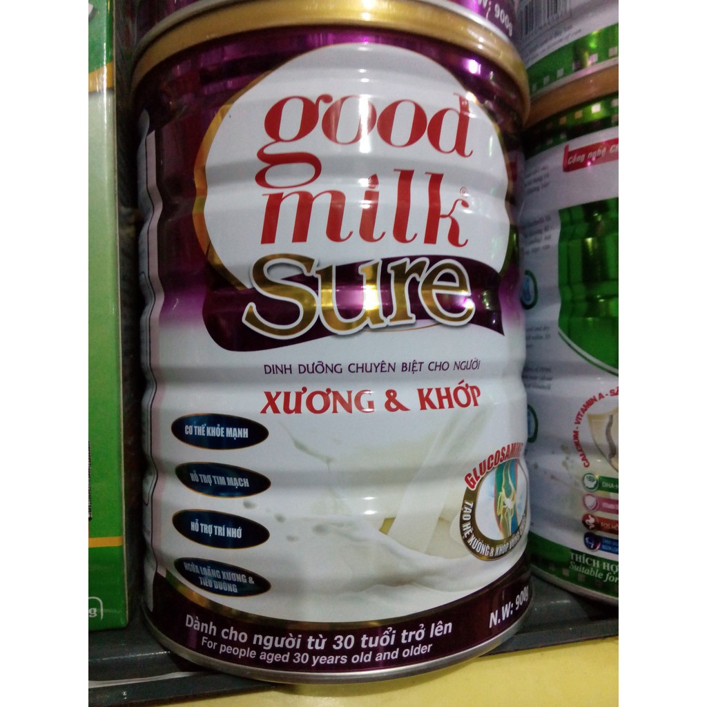 [ CHÍNH HÃNG - LON 900 g] SỮA BỘT XƯƠNG & KHỚP GOODMILK SURE - Dành người lớn từ 30 tuổi trở lên