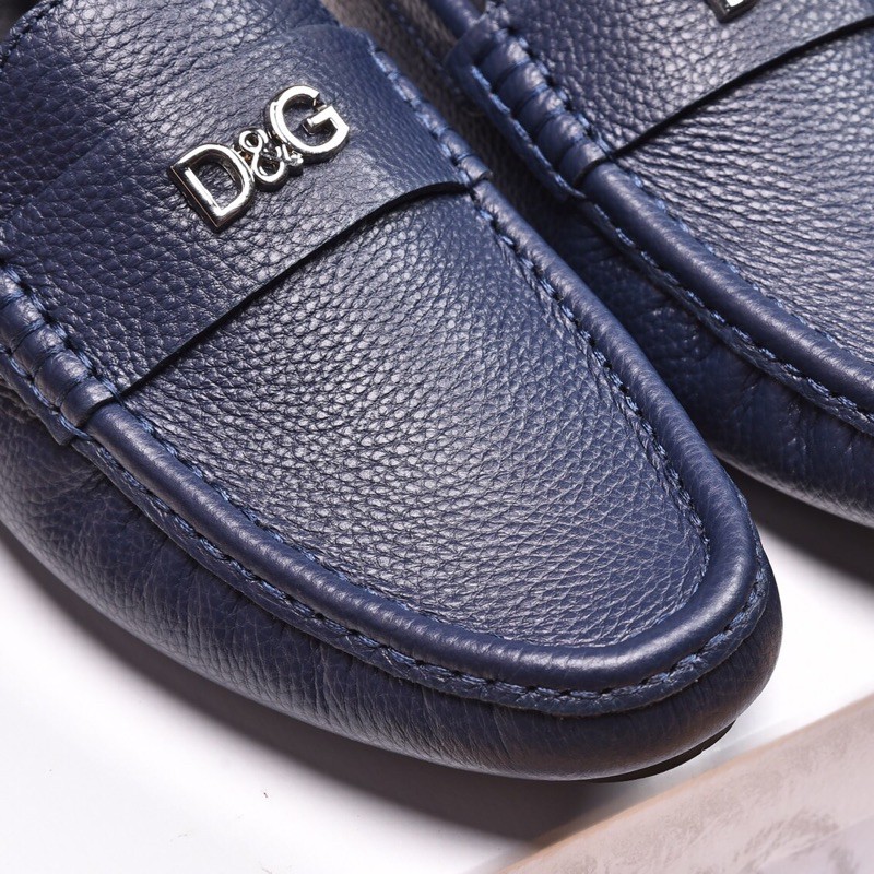 Giày lười cho nam thương hiệu Dolce & Gabbana D&G da thật cao cấp mẫu mới