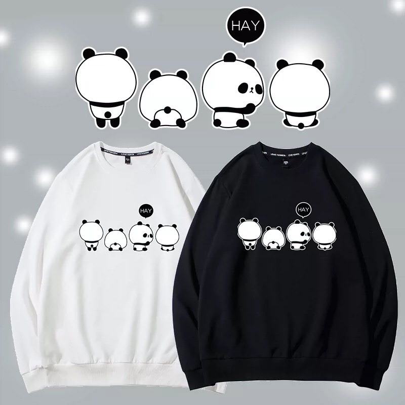 ÁO SWEATER UNISEX NAM NỮ  FORM RỘNG, CHẤT NỈ BÔNG DÀY DẶN CAO CẤP in HÌNH 4 CHÚ GẤU TRÚC