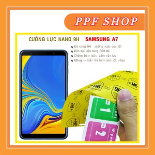 Kính cường lực dẻo nano 9h samsung a7 2016, 2017, 2018
