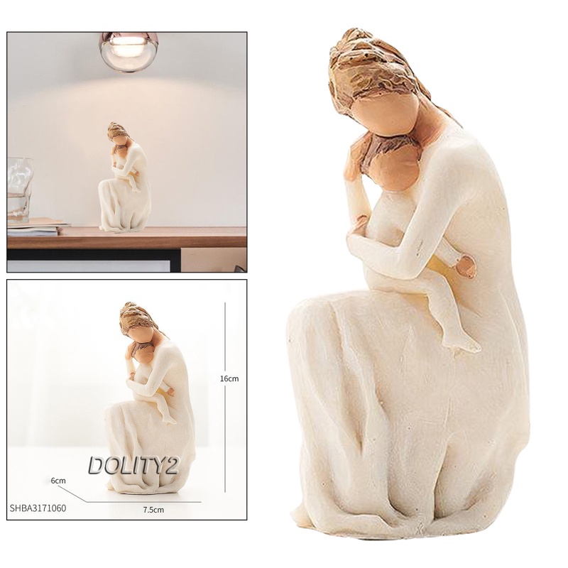 Modern Sculpted Family Figurines Resin Sculpture Home Decor
