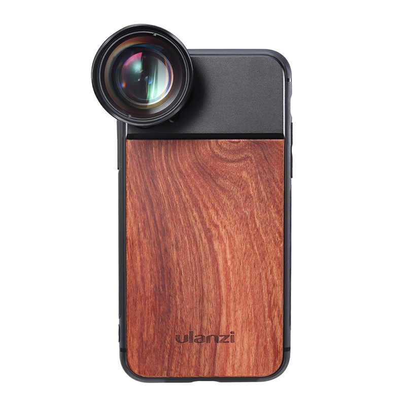 ULANZI17mm gắn kết trường hợp ống kính phim phù hợp cho iPhone 11 / pro / max gỗ Điện thoại trường hợp