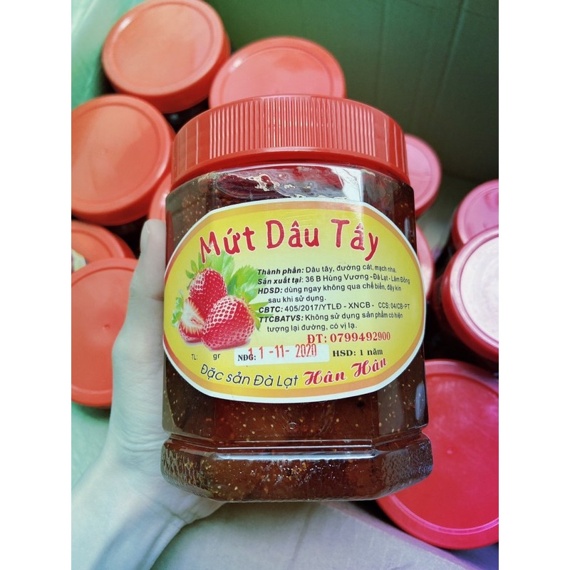 mứt dâu tây Đà lạt