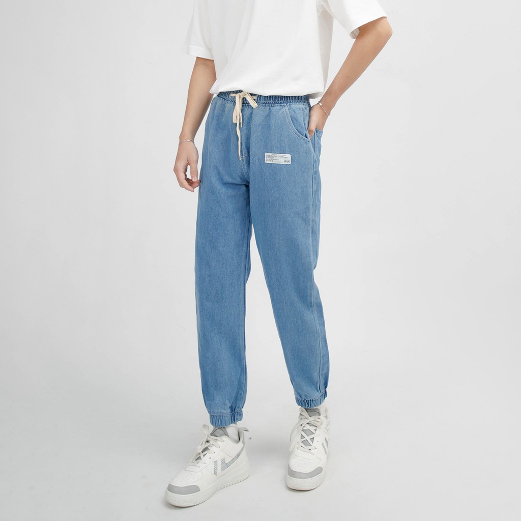 Quần Jean Jogger Nam MANDO Vải Bò Cao Cấp Họa Tiết Hình Mặt Cười Form Baggy Rộng Basic Unisex Thời Trang Hàn Quốc QJN042 | BigBuy360 - bigbuy360.vn