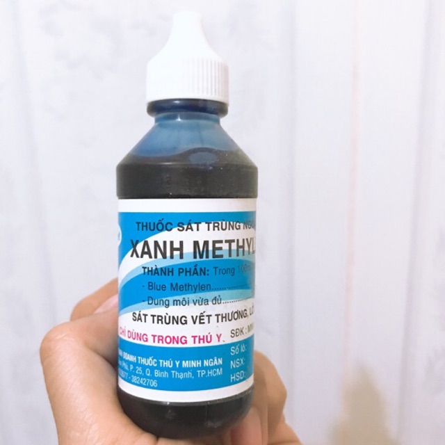 Sát Trùng Ngoài Da Xanh Methylen 60 mL