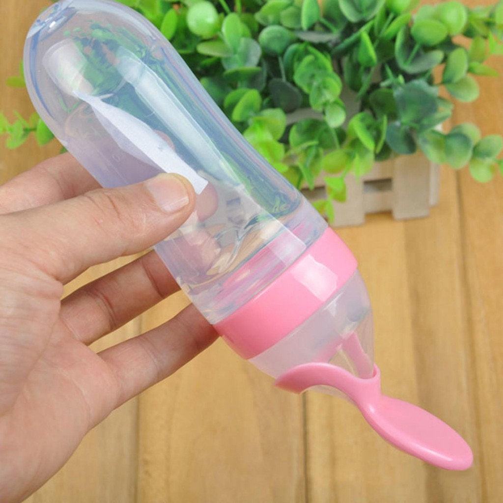 Bình thìa ăn dặm Silicon