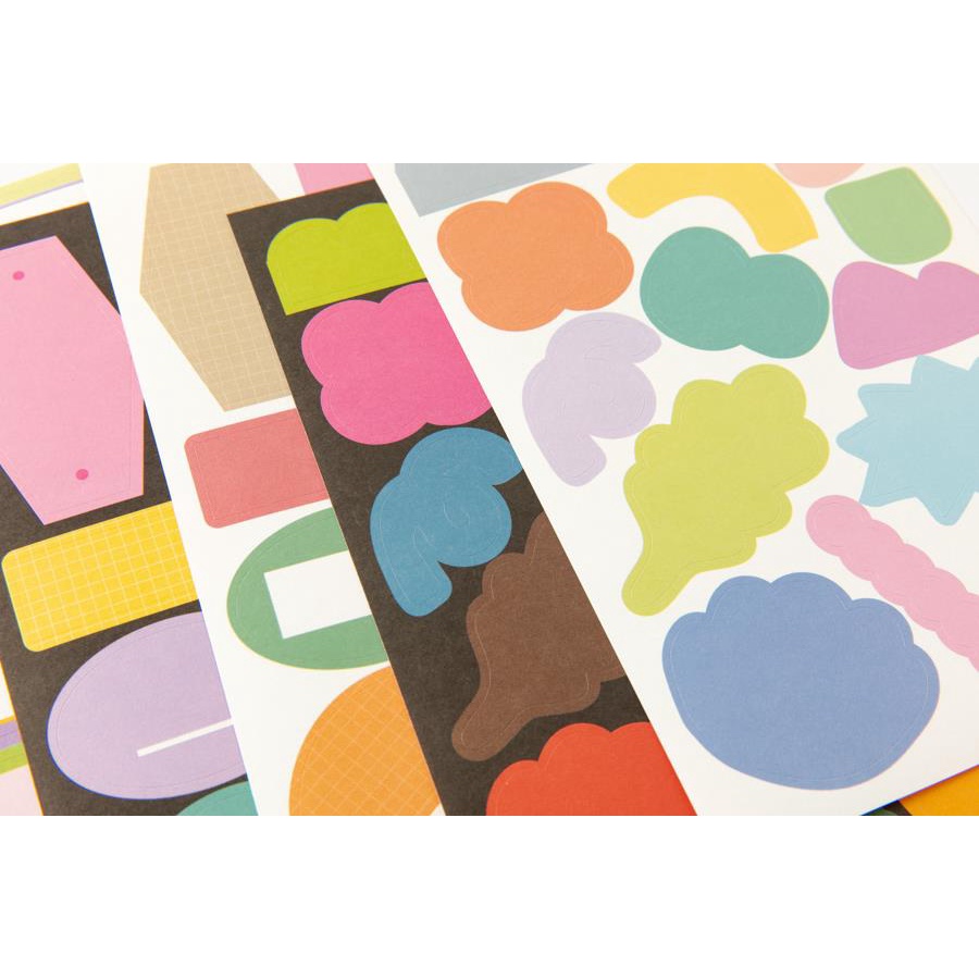 Set 10 Sticker ARTBOX Hàn Quốc Hình Nhãn Label