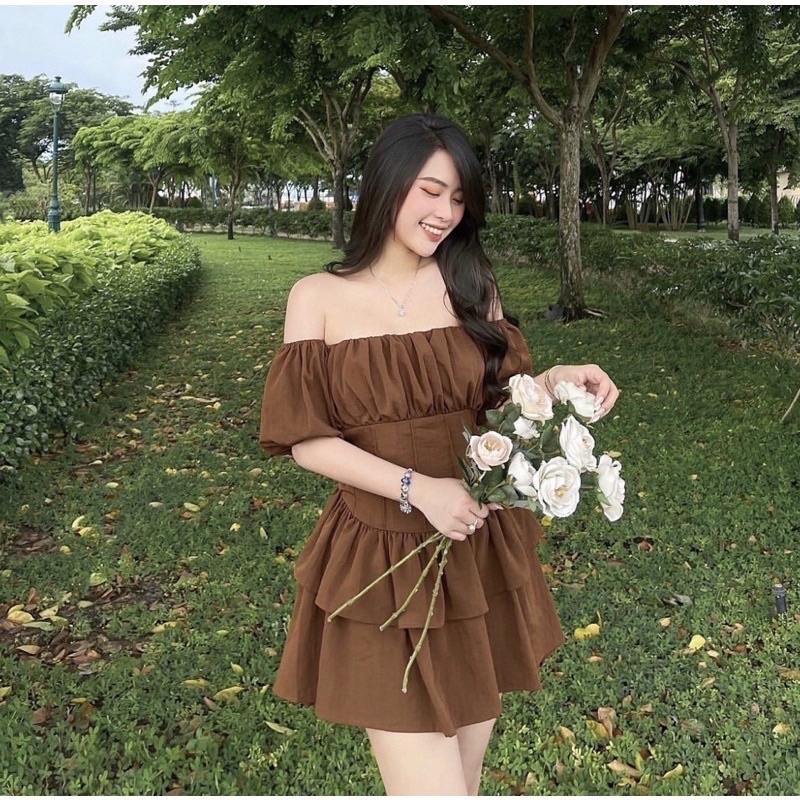 set váy trễ vai siêu xinh