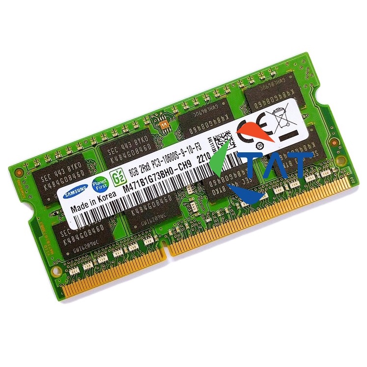 Ram Laptop Samsung 8GB  DDR3 1333MHz PC3-10600S Mới - Bảo hành 36 Tháng