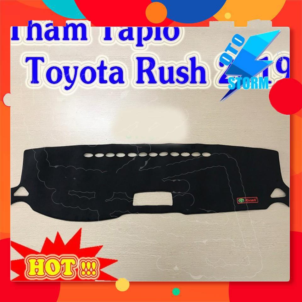 Thảm Taplo Lông Cừu Xe Toyota Rush 2018 đến 2021 Hàng Cao Cấp Có Chống Trượt