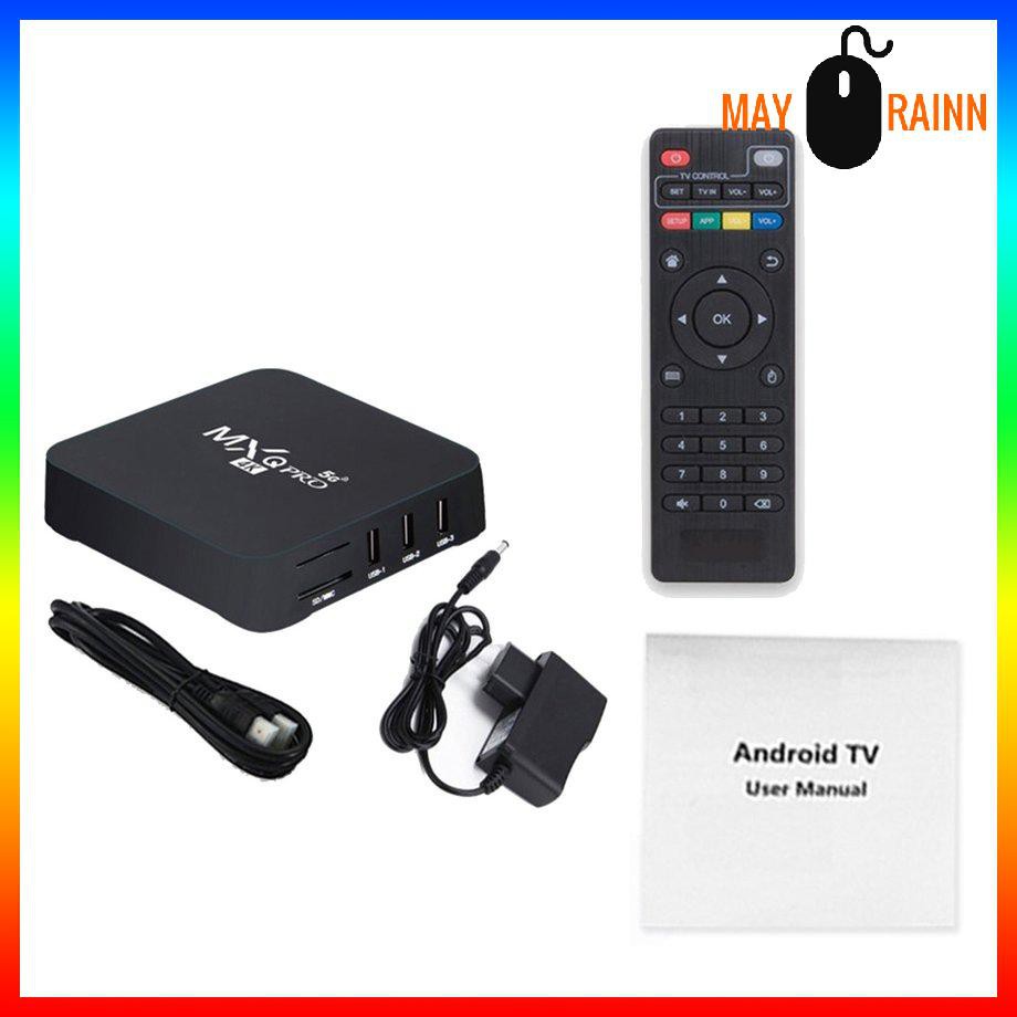 Tv Box Mxq Pro 4k Thông Minh 8g + 128g Android 7.1 / 10.1 Phiên Bản 5g